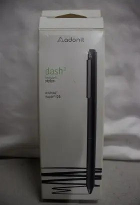 Adonit 847663022440 Dash 3 Fine Point Stylus Black Fits Android And Apple Ios Open Box Item