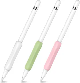 Pt113 Ahastyle 3 Pack Silicone Grips Holders For Apple Pencil Usb-c And