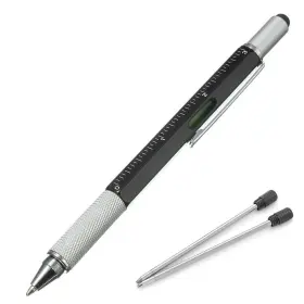 Aiyiben 546475068839 Multifunction Tech-tool Pen With Ballpoint Touch Screen Stylus Ruler S