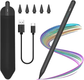 Amzboss 711181938876 Stylus Pen For Ipad 2018-2025 Usb C Fast Charging Magnetic With Tilt Sensit