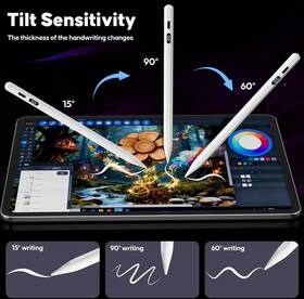 Apce Wkp7029a Stylus Pen Tilt Sensitivity White For Universal Devices Tablets