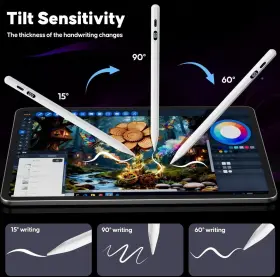 Wkp7029a Apce Stylus Pen Tilt Sensitivity White For Universal Devices Tablets