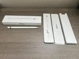 Apple 888462313711 Pencil 1st Gen White A1603 Pre-owned With Extra Tip And Adapter