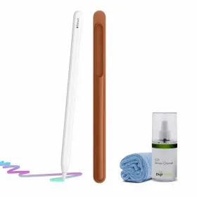 Appaccmu8f2ama-de Apple Ag3 1 Pencil 2nd Generation With Saddle Brown Case Bundle