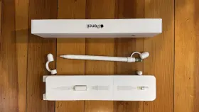 Mkc02am Apple Mkc02am/a Pencil 1st Gen Genuine Oem Fast Shipping Extra Caps