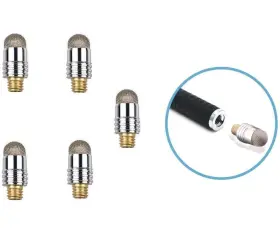 Arykx 774297614973 Pack Of 5 Replacement Fiber Mesh Tips For Capacitive Stylus Pen Spare Extra Tip