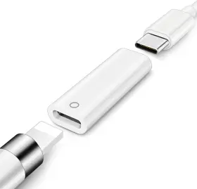Askubsku 705354019509 Pencil Charger Adapter For Apple 1st Generation Usb C To Lightning A