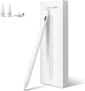 Wkzp010ea Aspaper Stylus Pen For Ipad With 13mins Fast Charge Tilt Sensitive Palm White
