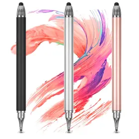 5375zloa6438 Azefnuhk 3 Pcs Stylus Pen For Touch Screen 2-in-1 Atylus Black White Rose Gold