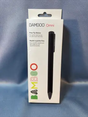 Bamboo 753218988492 Omni Black Fine Tip Stylus For Apple Ios And Most Android Touchscreens