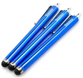Bastex 014749856995 On The Go Pack Of 3 Blue Universal Stylus Touch Screen Pen For Ipad Iphone Sa