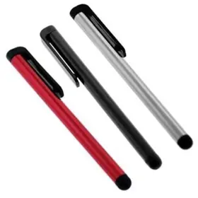 Bastex 084331499689 Blastcase 3 Pack Of Universal Touch Screen Stylus Pen Red Black Silver
