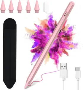 Bes-tp01 Besky Stylus Pen For Ipad 2018-2023 15 Minute Fast Charging Apple Rose Gold