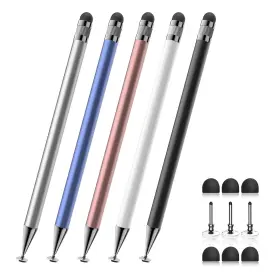 69f34e73dd929b3e29dac3db Bopomofo Stylus 5 Pcs 2 In 1 Pen For Touch Screen High Precision And