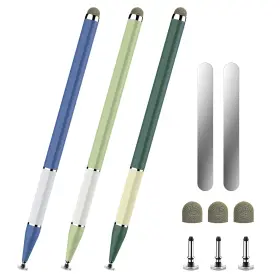 A68-3 Bopomofo A68-3/lll Stylus Pen For Touchscreen 3 Pcs 2-in-1 Blue/light Green/dark Green