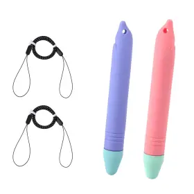 1073506 Boxob 2pcs Kids Stylus Pens For Touch Screens Kid-friendly Purple Pink Black