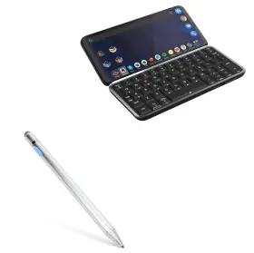 Bw-1434-31712-10305 Boxwave Stylus Pen For Planet Computers Accupoint Active Ultra Fine Tip Metallic Silver