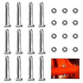 53200500 Braveboy 780887678485 1/4 Inch Shear Bolt And Nut 12 Pack Compatible With Ari-ens St520 St524