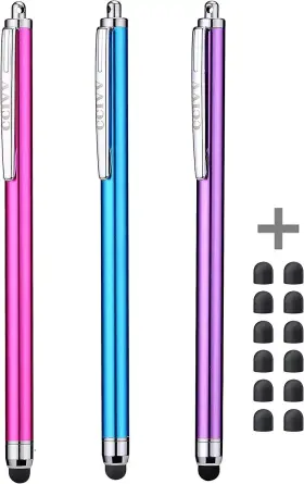 Ccivv 445038786756 Stylus Pens For Touch Screens Ipad Iphone Kindle Fire Pink/purple/aqua Blue
