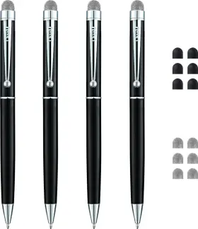Chaoq 313015522550 Hybrid Mesh Fiber Stylus Ballpoint Pens Black Ink For Touch Screens Dev
