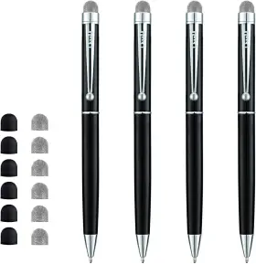 Chaoq 313111999959 Hybrid Mesh Fiber Stylus Ballpoint Pens Black Ink For Touch Screens
