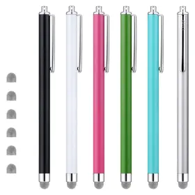 Chaoq 762360007012 Stylus Pens For Touch Screens Mesh Fiber Capacitive 6-pack With 6