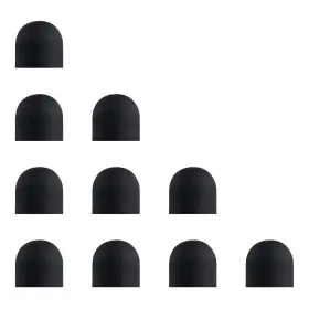 Chaoq 762360007050 0.31 Inches 8 Mm Replaceable Rubber Tips For Stylus Pens Pack Of 10