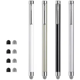 Chaoq 762360007104 Stylus Pens For Touch Screens 4 Pcs Mesh Fiber With Replaceable Me