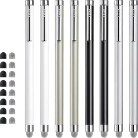 Chaoq 762360007302 Stylus Pens For Touch Screens 8 Pcs Mesh Fiber Capacitive With Repl