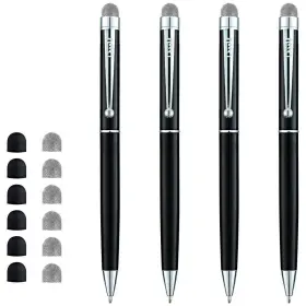 Chaoq 762360007364 Hybrid Mesh Fiber Stylus Ballpoint Pens Black Ink For Touch Screens Device