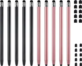 C3051 Chaoq Stylus Pen For Touchscreen 10pcs High Sensitivity 10 Black Rose Gold