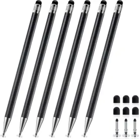 C3082 Chaoq 2-in-1 Stylus Pen For Touchscreen 6pcs High Sensitivity And Precision