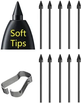 Clotgiaal 798623824782 Black Soft Tip Tab S7 Pen Tips/nibs 10pcs For Samsung Galaxy S7/s7 Plus