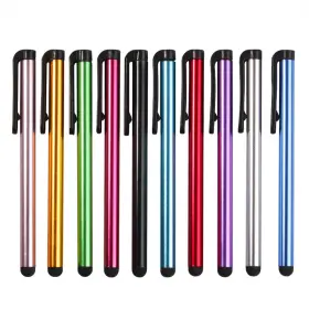 Clydach-mffpi8 Clydach 10pcs Multi Color Universal Small Touch Screen Capacitive Stylus Metal Pen Fo