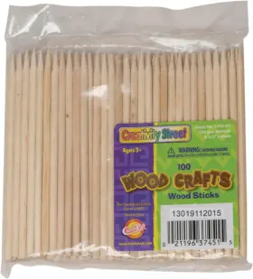 3745-01 Co Creativity Street Wood Multi-purpose Stylus Stick 4-1/2 Inch Pack Of 100