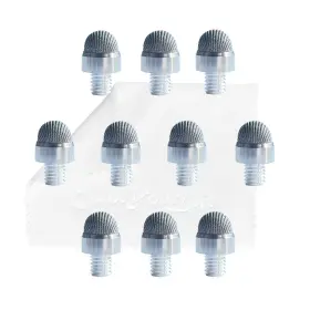 Coloryourlife 650434982078 10-pack Replacement Micro-knit Mesh Tips Metallic For