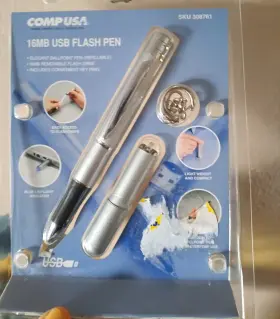 308761 Compusa 38761 Vintage 16mb Usb Flash Pen Sku - Brand New And Factory Sealed 308761 Compusa 38761 Vintage 16mb Usb Flash Pen Sku - Brand New And Factory Sealed