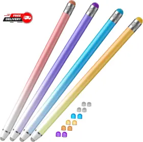 Cpkeon 445056239272 Stylus Pens For Touch Screens 4 Pcs Sensitivity Capacitive 2 In 1 Touc