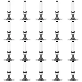 Dx2-stylus Danzix 20 Pieces Universal Stylus Replacement Disc Tips Round