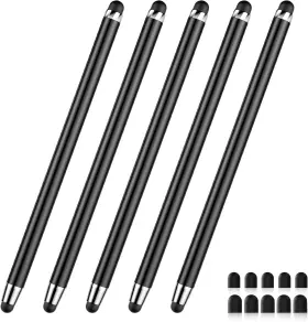 Ab-01 Daxingxing Stylus Pen For Touchscreen 5 Pcs 2-in-1 High 5pcs Black