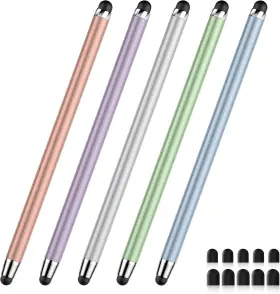 C-516 Daxingxing Stylus Pen For Touchscreen 5 Pcs Silver/blue/rose Gold/purple/light Green