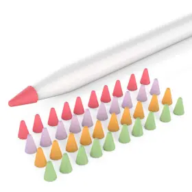Dd107 Delidigi 40 Pack Tips Cover For Apple Pencil Pro And 2nd Generation Silicone Nibs Caps
