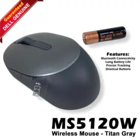 Ms5120w-blk Dell 884116366775 Ms5120w Mobile Pro Wireless Mouse Black