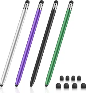 Digiroot 313054546593 Stylus For Touch Screens 4-pack Pens High Sensitivity And Precisi