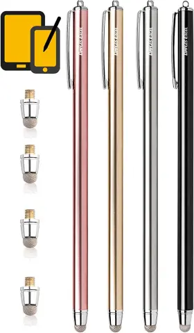 De-100359 Dimples Excel Stylus Pens For Touch Screens Long Pen Ipad Stylist Tablets