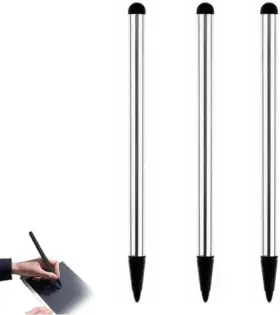 Dpwoum 716842222349 Three Colors Stylus Pens Universal Fine Point For Phone/android/tablet Silver