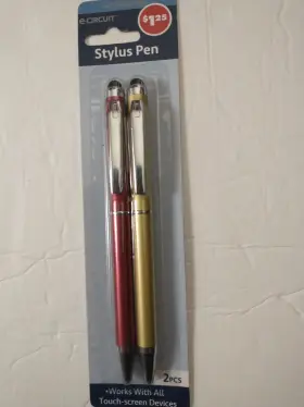 E-circuit 639277277534 Stylus Pen And Ballpoint Combined 2 Piece Red Gold