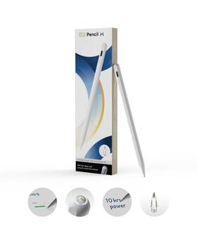 Eip 711256123318 Pencil X For Ipad Spare Alloy Tip Anti-skip Signal Tuning