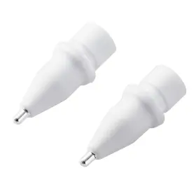 P-tipap01 Elecom 549550235136 Replacement Nibs For Apple Pencil Set Of 2 Metal Extra Fi