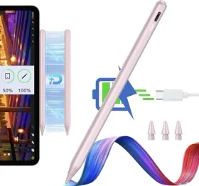 Tsajhbq17 Electronic Silk Road Corp Stylus Pen For Ipad Magnetic Wireless Charging Pencil Digital Pink